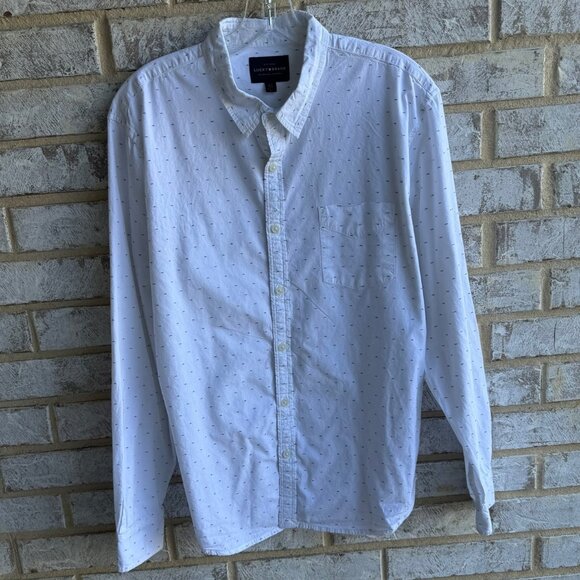 Lucky Brand Cotton Long Sleeve Button Up Shirt Men's Size L. - Picture 2 of 9